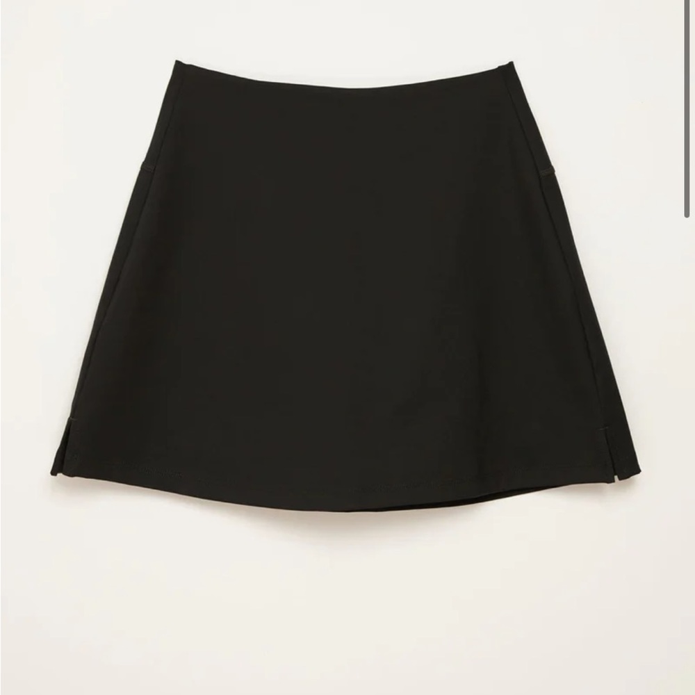 girlfriend collective Black Sport Skort